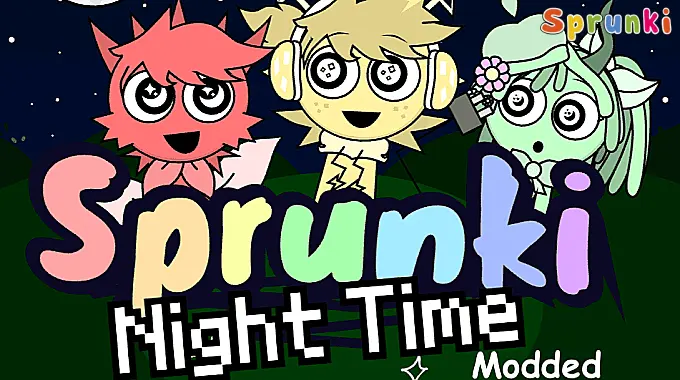 Sprunki Night Time modded